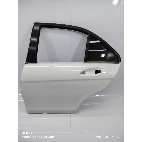 Porta Mercedes C200 C180 Traseira Esquerda 2008/2014 Traseira Esquerda Branco
