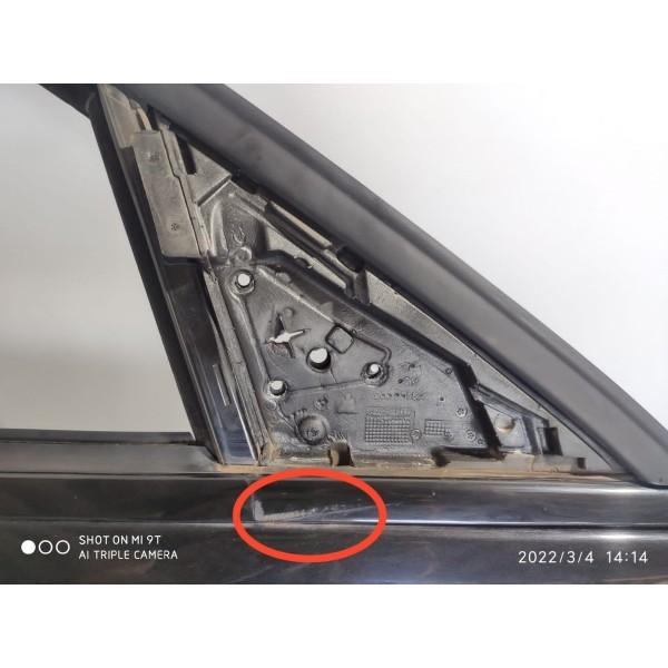 Porta Mercedes C180 C200 Dianteira Direita 2008/2014 Orig Dianteira Direita Preto