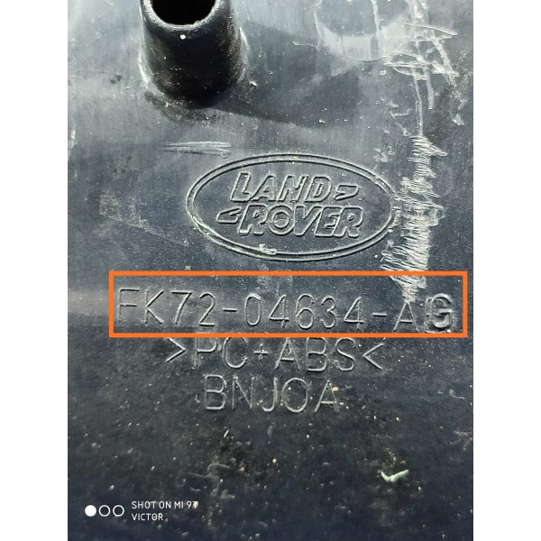 Moldura Central Painel Discovery Sport 2014 2019 Fk7204634ab Preto