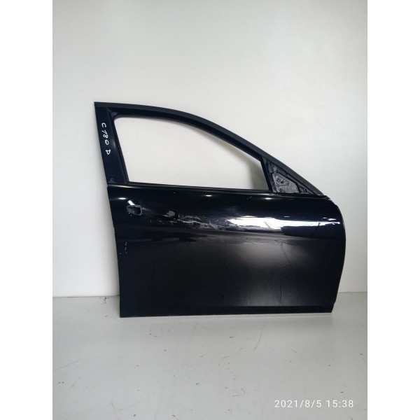Porta Mercedes C180 C200 Dianteira Dir 2008/2014 Origin Lisa Dianteira Direita Preto