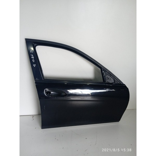 Porta Mercedes C180 C200 Dianteira Dir 2008/2014 Origin Lisa Dianteira Direita Preto