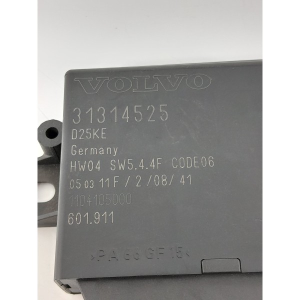 Modulo Sensor Estacionamento Volvo Xc60 2008/2016 31314525 Preto