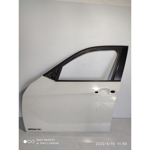 Porta Bmw X1 Dianteira Esquerda 2009 2011 2012 2015 Lisa Dianteira Esquerda Branco
