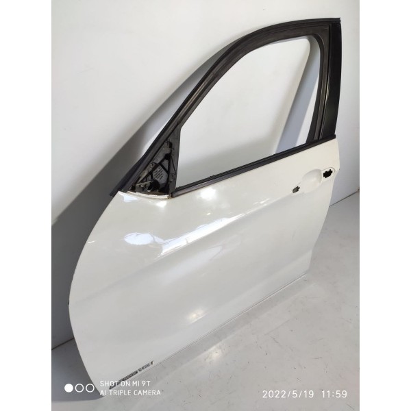 Porta Bmw X1 Dianteira Esquerda 2009 2011 2012 2015 Lisa Dianteira Esquerda Branco