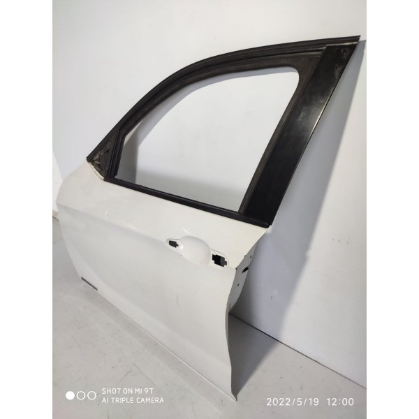 Porta Bmw X1 Dianteira Esquerda 2009 2011 2012 2015 Lisa Dianteira Esquerda Branco