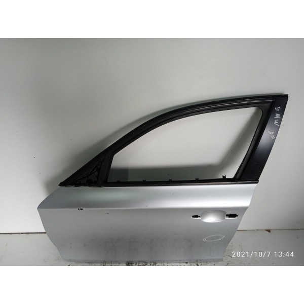 Porta Dianteira Esquerda Bmw 118 116 120 130 2005/2011 Det Dianteira Esquerda Prateado