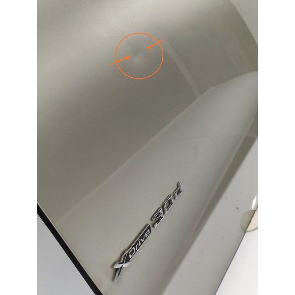 Porta Bmw X5 Dianteira Esquerda 2014/2019 Original Dianteira Esquerda Prateado
