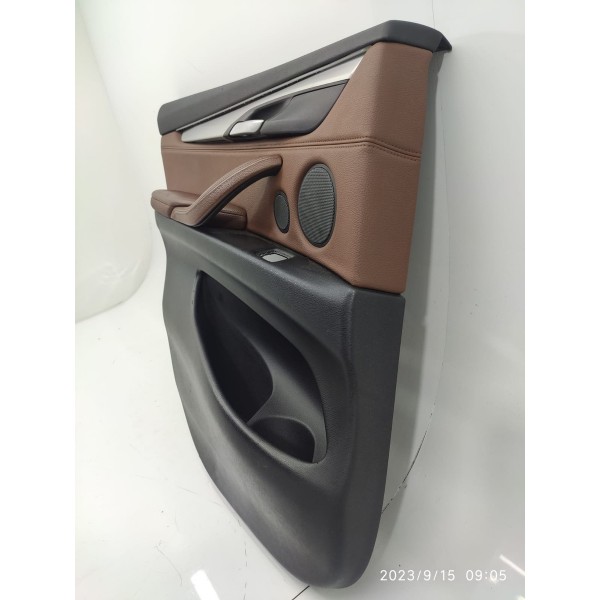 Forro Porta Bmw X5 Traseiro Esquerdo 2014/2018 Marrom-claro