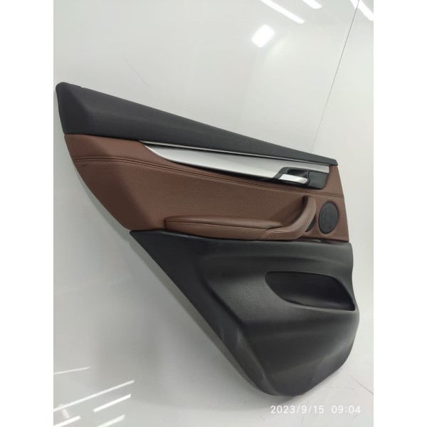 Forro Porta Bmw X5 Traseiro Esquerdo 2014/2018 Marrom-claro