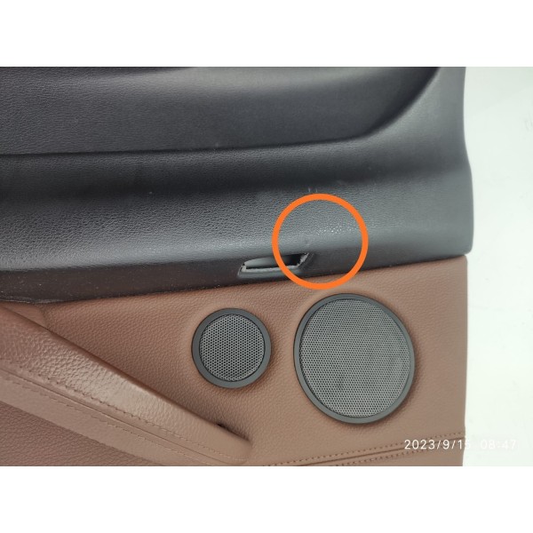 Forro Porta Bmw X5 Traseiro Direito 2014/2018 Marrom-claro