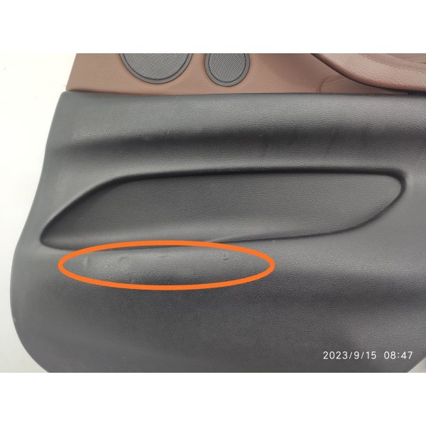 Forro Porta Bmw X5 Traseiro Direito 2014/2018 Marrom-claro