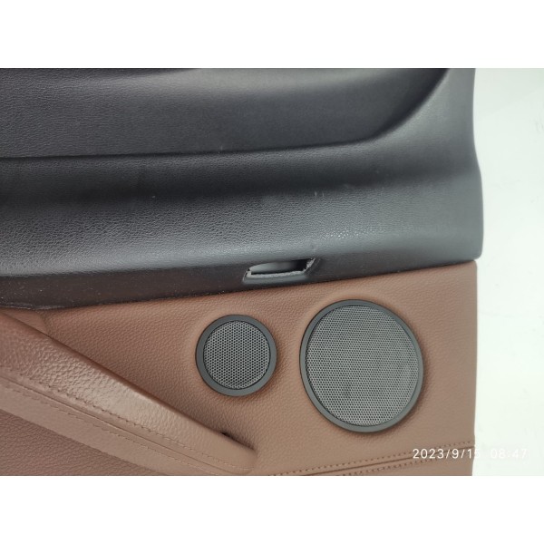 Forro Porta Bmw X5 Traseiro Direito 2014/2018 Marrom-claro