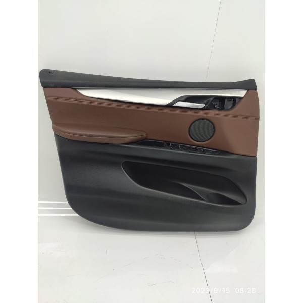 Forro Porta Bmw X5 Dianteiro Esquerdo 2014/2018 Marrom-claro