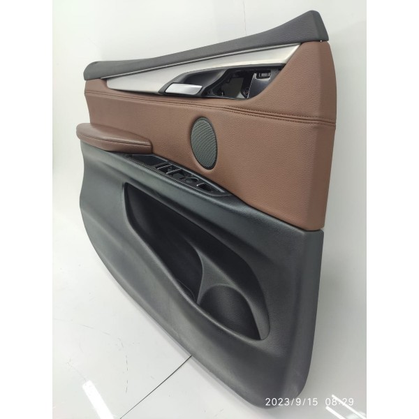 Forro Porta Bmw X5 Dianteiro Esquerdo 2014/2018 Marrom-claro
