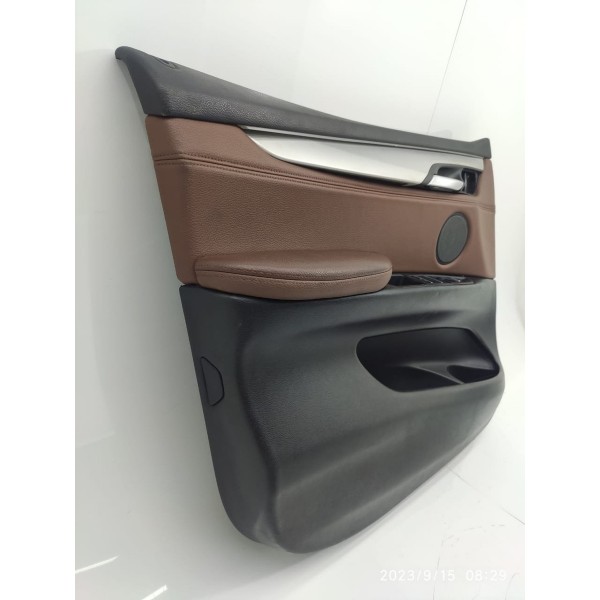 Forro Porta Bmw X5 Dianteiro Esquerdo 2014/2018 Marrom-claro