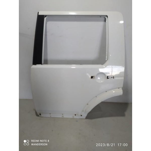 Porta Discovery 4 Traseira Esquerda 2008/2016 Lisa Traseira Esquerda Branco