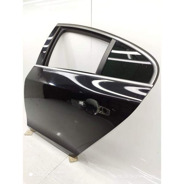 Porta Volvo S60 T5 Traseira Esquerda 2011/2017 Lisa Traseira Esquerda Preto