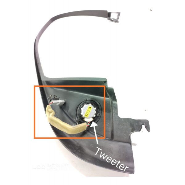 Moldura Arco Porta Discovery Sport Diant Esq 2017 Fk7220905a Preto