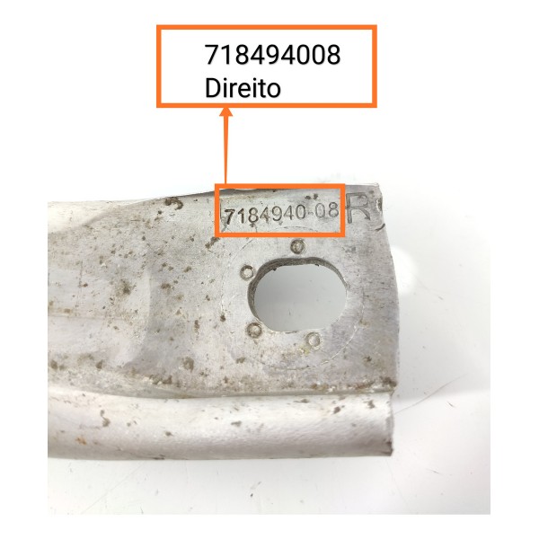 Barra Reforco Bmw X5 X6 Dianteira Direit 2014/2018 718494008 Cinza