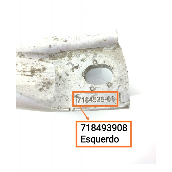 Barra Reforco Bmw X5 X6 Dianteira Esq 2014/2018 7184939084 Cinza