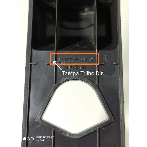 Acabamento Trilho Mala Discovery Sport Dir 20217 Fk7246066bw Preto