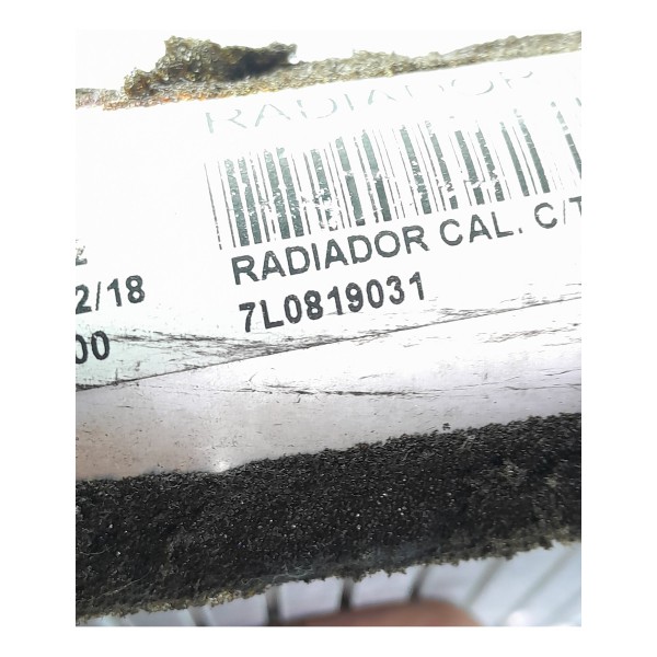 Radiador Ar Quente Amarok V6 3.0 2017/2023 7l0819031