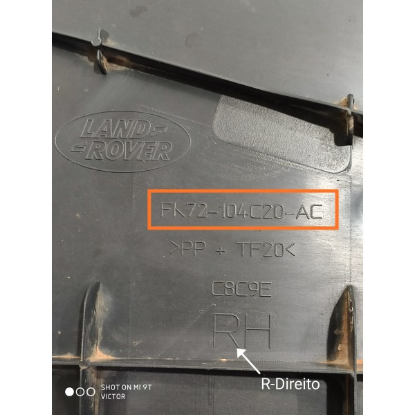 Acabamento Assoalho Discovery Sport Dir 14/2019 Fk72104c20ac