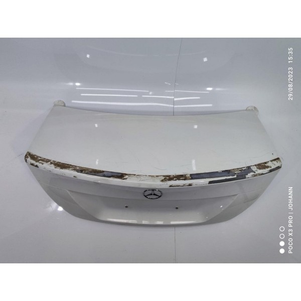 Tampa Traseira Mercedes C180 C200 2012 2013 2014 Lisa /31661 Branco