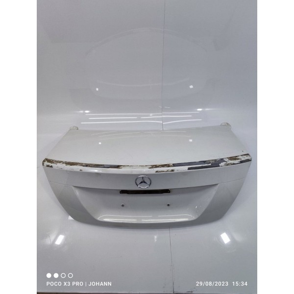 Tampa Traseira Mercedes C180 C200 2012 2013 2014 Lisa /31661 Branco