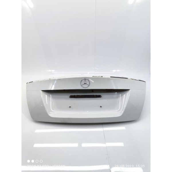 Tampa Traseira Mercedes C180 C200 2012 2013 2014 Lisa /31661 Branco