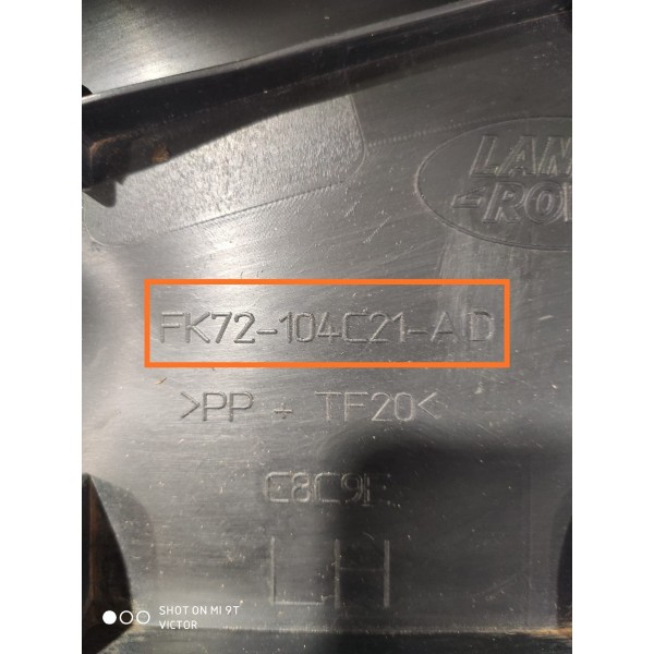 Acabamento Assoalho Discovery Sport Esq 14/2019 Fk72104c21ad