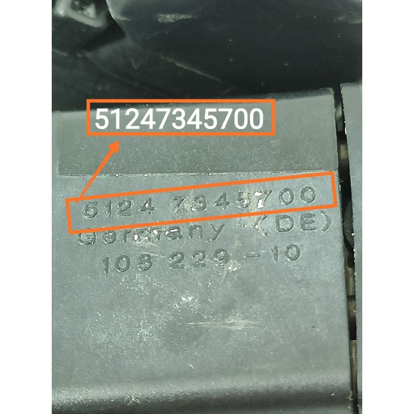 Macaneta Tampa Traseira Bmw X5 X6 2013/2018 51247345700