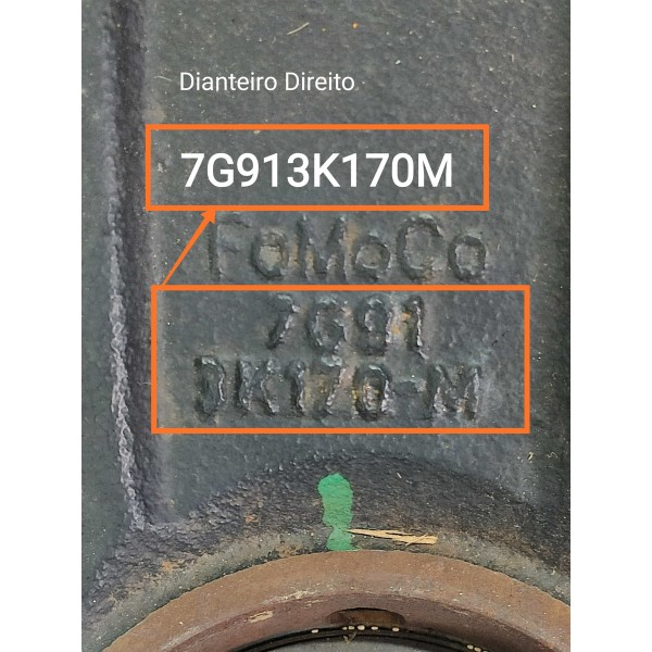 Montante Roda Volvo Xc60 Diant Dir 2011/2016 7g913k170m