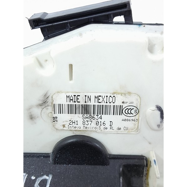 Fechadura Porta Amarok Dianteira Dir 2010/2023 2h1837016d