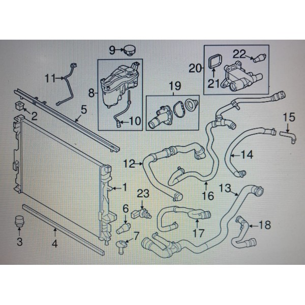 Valvula Termostatica Evoque Fusion Discovery Sport Lr027158