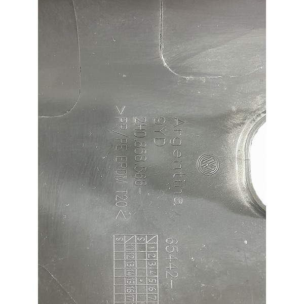 Acabamento Inferior Chave Seta Amarok 2017/2023 2h0858566 Preto