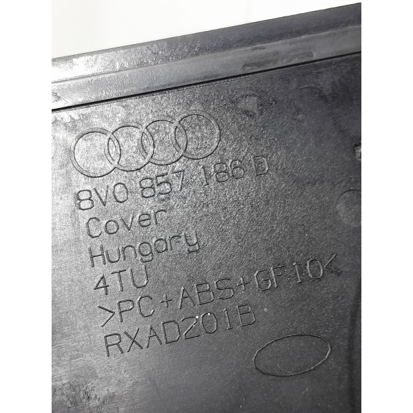 Acabamento Central Multimidia Audi A3 2012/2016 8v0857186 Preto