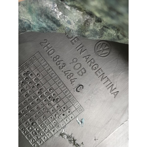 Soleira Interna Porta Dianteira Dir Amarok 10/23 2h0863484c Preto