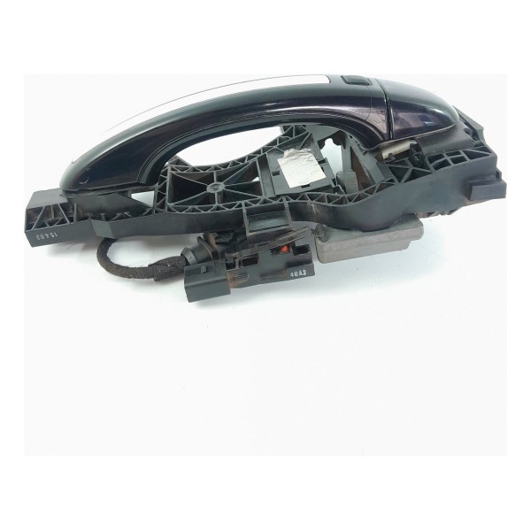 Macaneta Externa Audi Q7 Traseira Direita 2010/2015 Det Preto Traseira