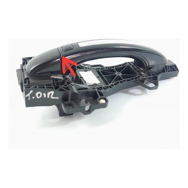 Macaneta Externa Audi Q7 Traseira Direita 2010/2015 Det Preto Traseira