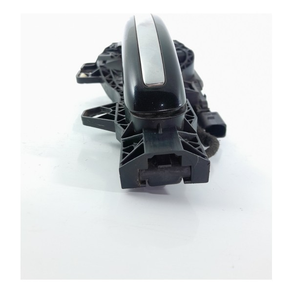 Macaneta Externa Audi Q7 Traseira Direita 2010/2015 Det Preto Traseira