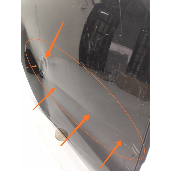 Porta Traseira Direita Ford New Fiesta Sedan 2012/2019 Det Traseira Direita Preto