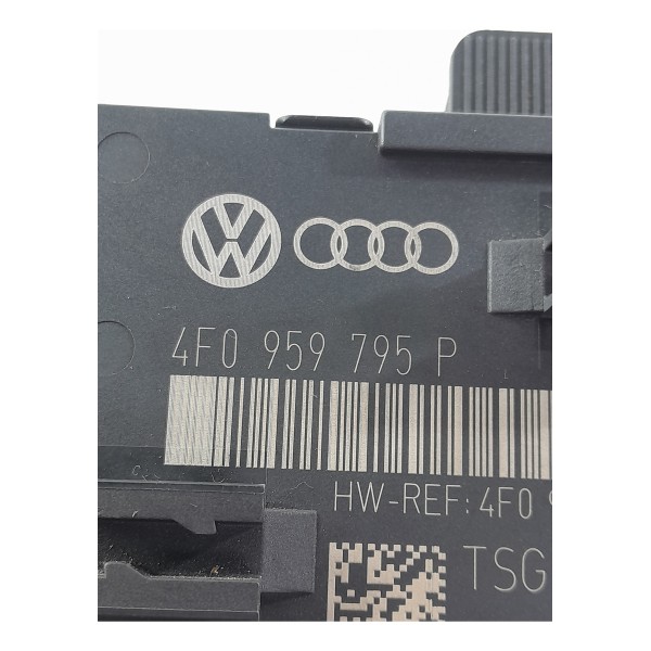 Modulo Porta Audi Q7 Traseira Esquerda 2010/2015 4f0959795p Traseira Direito Preto