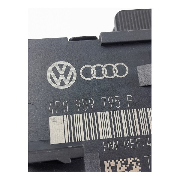 Modulo Porta Audi Q7 Traseira Direita 2010/2015 4f0959795p Traseira Direito Preto