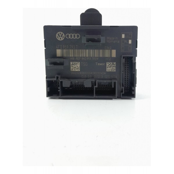 Modulo Porta Audi Q7 Dianteira Esquerda 2010/2015 4f0959793t Dianteira Esquerdo Preto