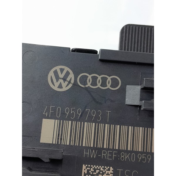 Modulo Porta Audi Q7 Dianteira Esquerda 2010/2015 4f0959793t Dianteira Esquerdo Preto