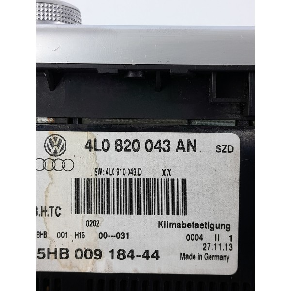Comando Ar Condicionado Audi Q7 2010/2015 4l0820043an