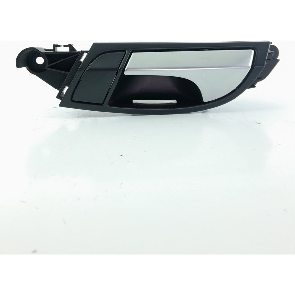 Macaneta Interna Audi Q7 Traseira Esq 2010/2015 4l0837019 Preto Traseira