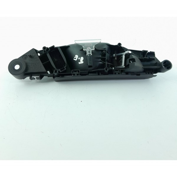 Macaneta Interna Audi Q7 Traseira Esq 2010/2015 4l0837019 Preto Traseira