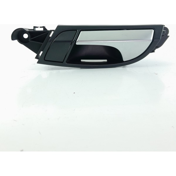 Macaneta Interna Audi Q7 Traseira Esq 2010/2015 4l0837019 Preto Traseira